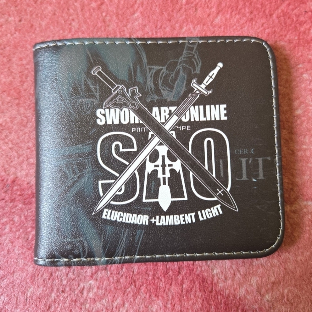 New Sword Art Online Sao Anime Manga Leather Wallet